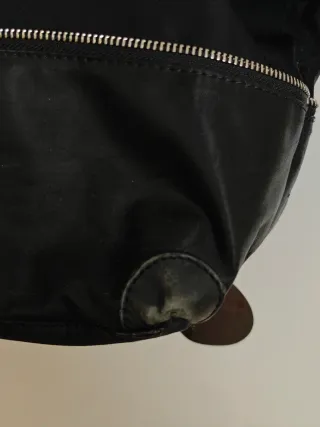 Bolso negro marca Pourchet