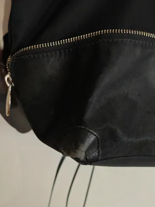 Bolso negro marca Pourchet
