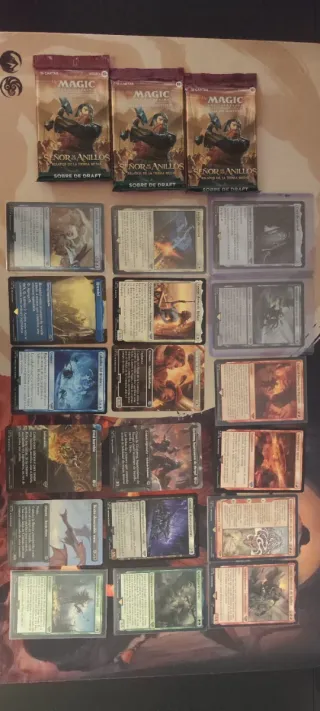 Magic El Señor de los Anillos Lote + 3 Draft caste