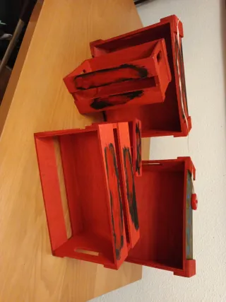 Cajas de madera decoradas