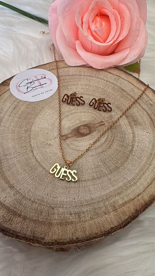 Conjunto Guess Collar y Pendientes Guess  LV TOUS