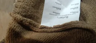 Chaleco de lana Burberry Beige y Marrón