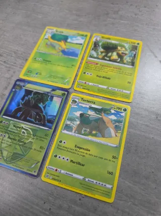 Cartas Pokémon Grotle Torterra caterpie metapod