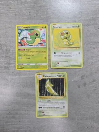 Cartas Pokémon Grotle Torterra caterpie metapod