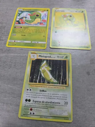 Cartas Pokémon Grotle Torterra caterpie metapod