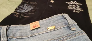 Camisa A&F y Vaquero Newcaro Mujer Talla 40