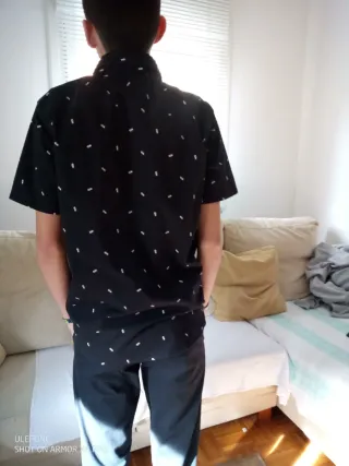 Camisa Hollister Negra T-XS