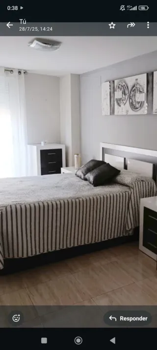 Cabecero,Canapé 1'50,Colchón,2 mesitas y sinfonier