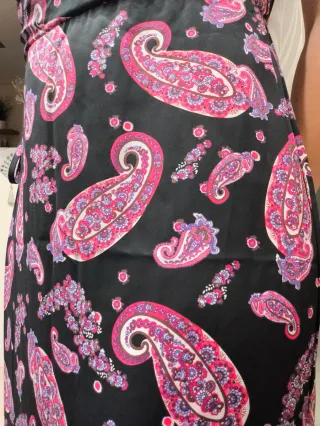 Mono pantalón largo estampado paisley