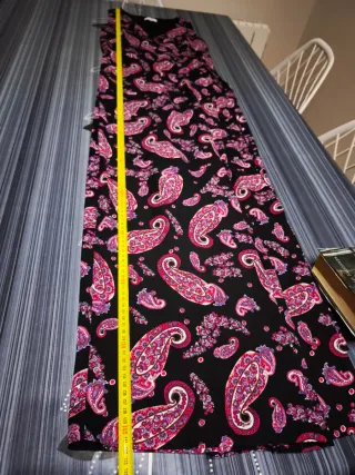 Mono pantalón largo estampado paisley