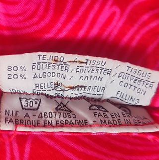 Edredón para cama de 135cm Rosa/Rojo 220x230cm