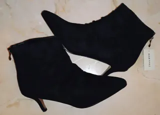 Botines Marypaz negros brillantes