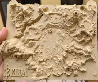 Mapa 3D Zelda Breath of the Wild