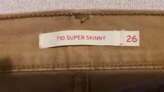 Pantalón Levi's Mujer Super Skinny Talla 26.