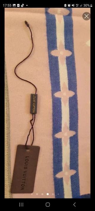 Bufanda Louis Vuitton Rosa