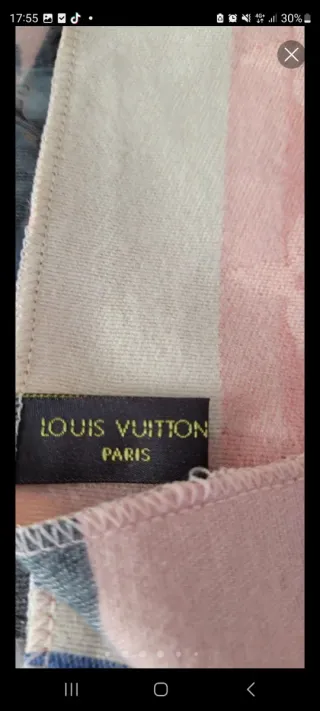 Bufanda Louis Vuitton Rosa