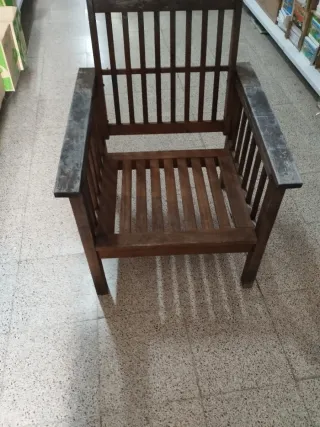 Sillón de Teka para Jardín