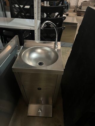 Pica lavamanos de acero inoxidable
