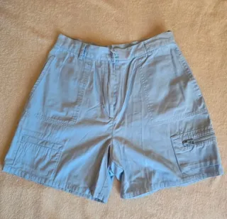 Pantalones cortos cargo azules