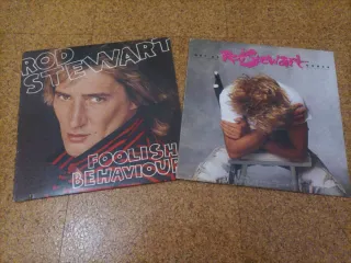 Pack 2 LPs Rod Stewart + Poster