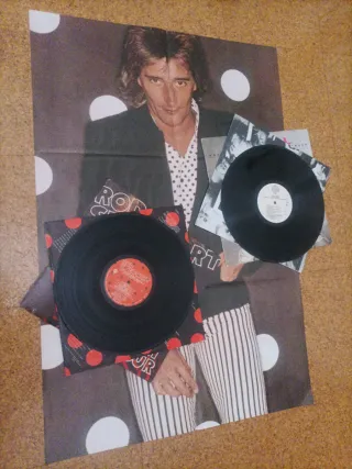 Pack 2 LPs Rod Stewart + Poster