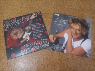 Pack 2 LPs Rod Stewart + Poster