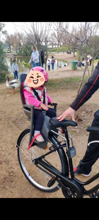 Silla bici Decathlon para niño