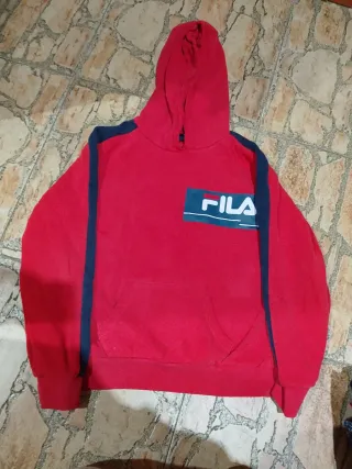 Sudadera Fila Roja con Logo