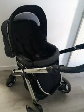 Carro Bebecar Completo Azul marino