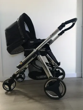 Carro Bebecar Completo Azul marino