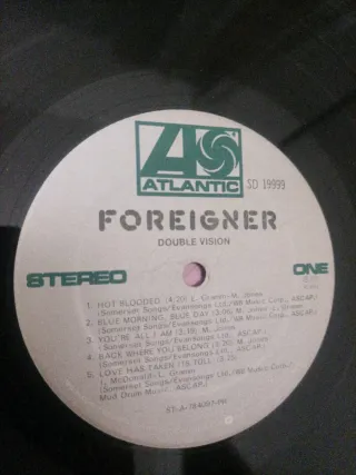 Pack 2 LPs Foreigner