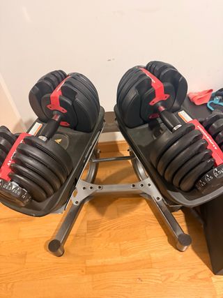 Mancuernas Ajustables wonderfi y Banco