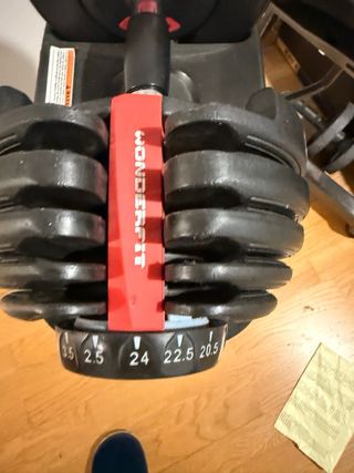 Mancuernas Ajustables wonderfi y Banco