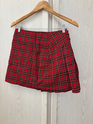 Disfraz Colegiala Rojo y Blanco