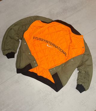 Chaqueta Reversible Nike Verde/Naranja