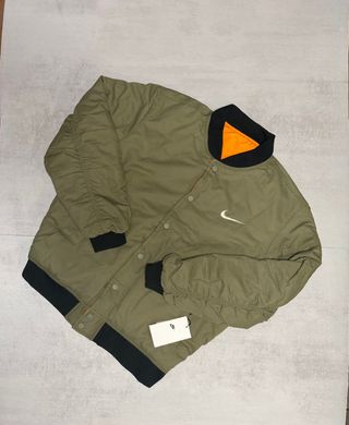 Chaqueta Reversible Nike Verde/Naranja