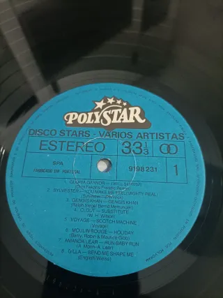 Vinilo LP Disco Stars Exitos de Polystar