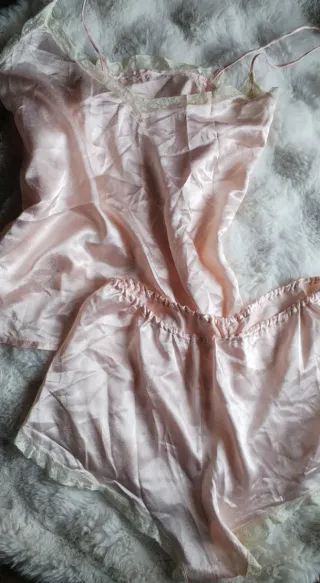 Completo lingerie rosa