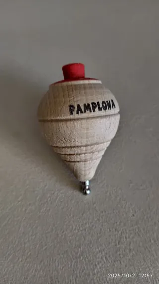 Peonza de madera Pamplona