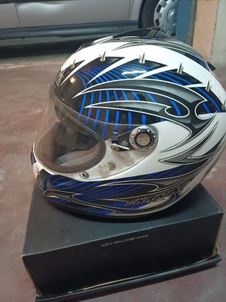 Casco Moto Tallas S y M y guantes alpinestars