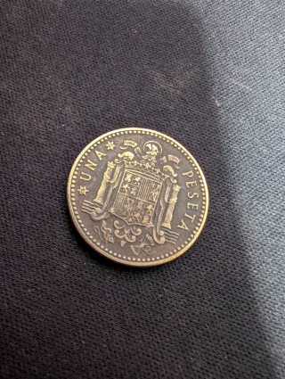 1 Peseta 1947 (48) - Excelente Pátina de Álbum Ant