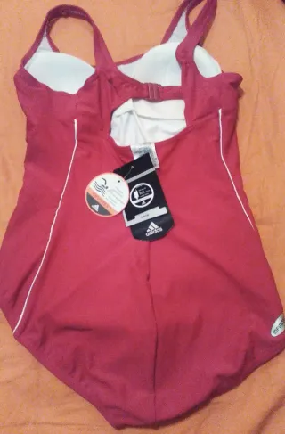 Bañador Adidas Rojo Talla 42 Nuevo