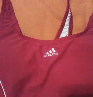 Bañador Adidas Rojo Talla 42 Nuevo