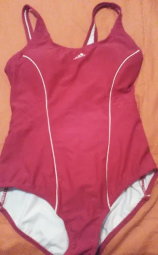 Bañador Adidas Rojo Talla 42 Nuevo