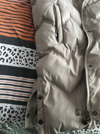 Chaleco plumón mujer beige XL
