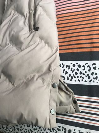 Chaleco plumón mujer beige XL