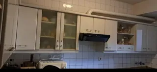 Muebles de cocina - gris y blanco