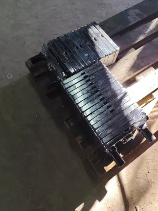 Torre de placas de pesas