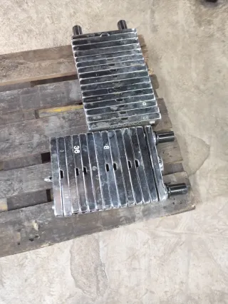 Torre de placas de pesas