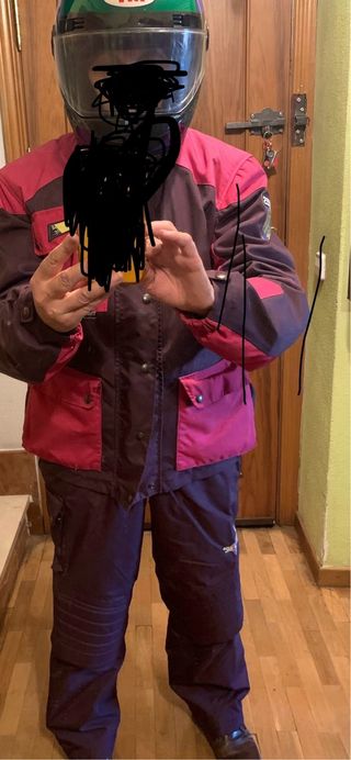 Traje de moto mujer